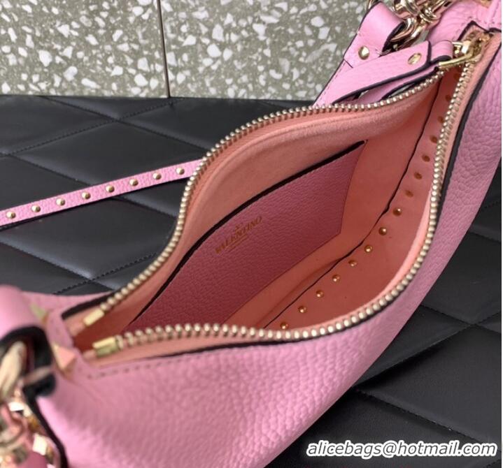 Unique Discount VALENTINO grain calfskin leather bag 0313 pink