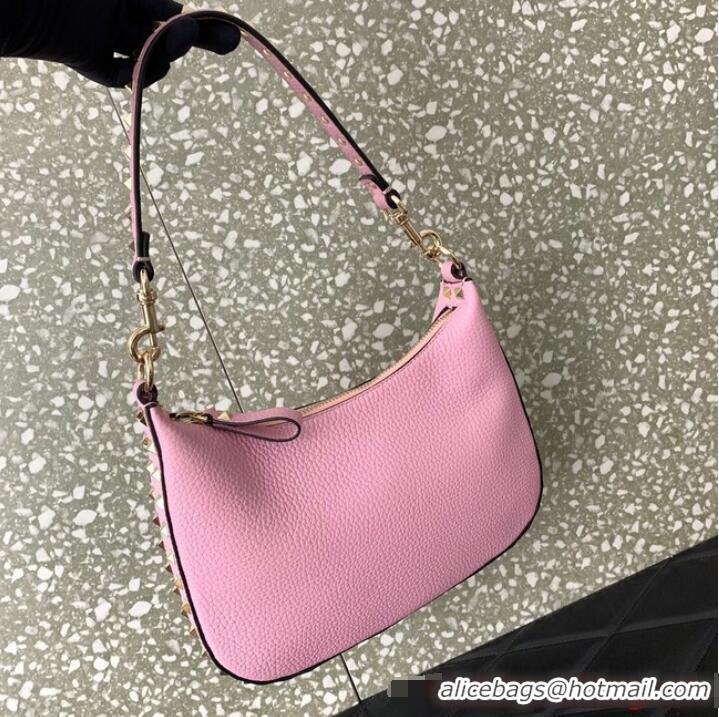 Unique Discount VALENTINO grain calfskin leather bag 0313 pink