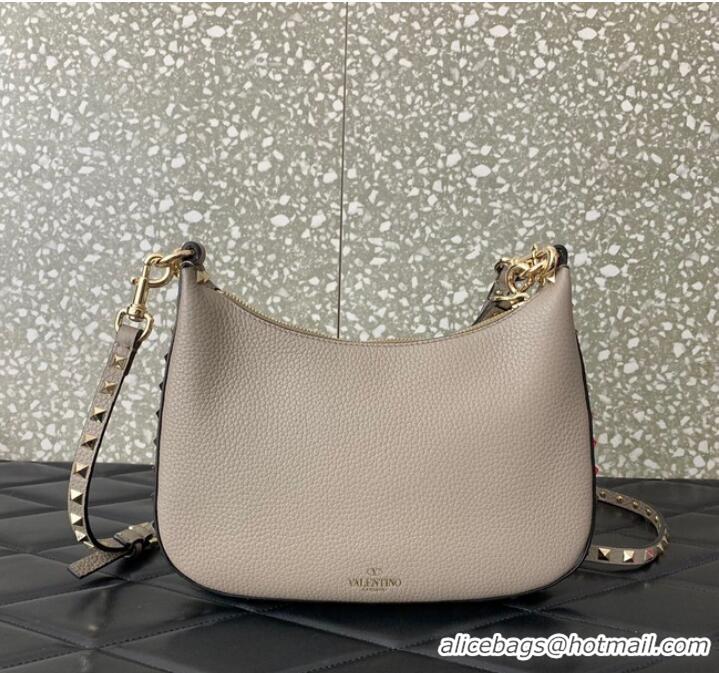 Buy Discount VALENTINO grain calfskin leather bag 0313 Gray