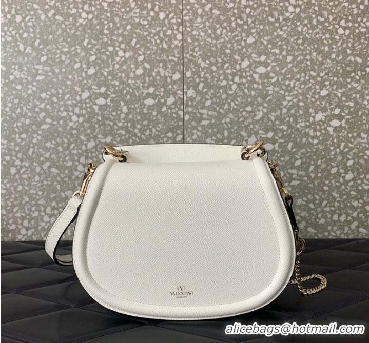 Promotional VALENTINO VSLING granular calfskin bag P098 White