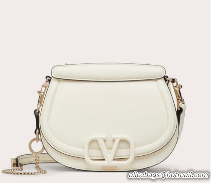 Promotional VALENTINO VSLING granular calfskin bag P098 White