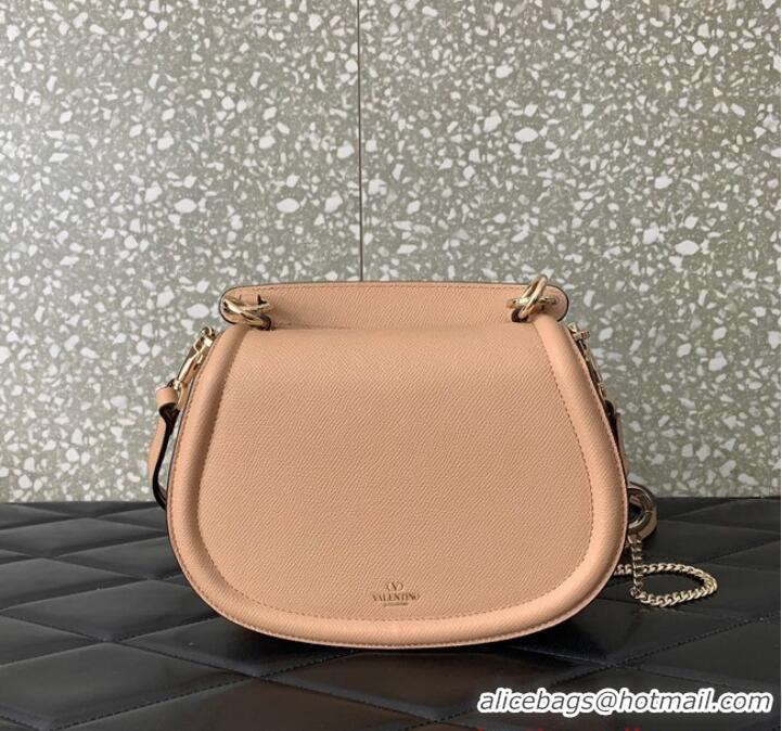 Top Quality VALENTINO VSLING granular calfskin bag P098 pink