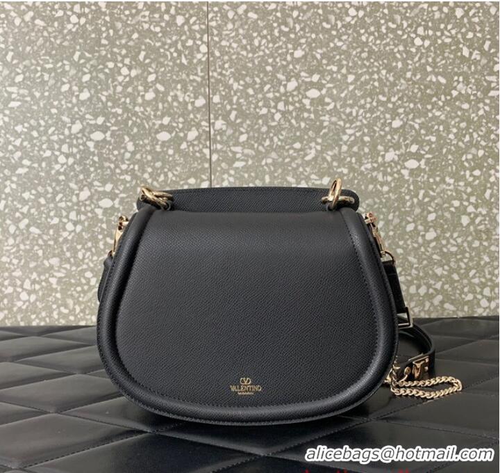 Promotional VALENTINO VSLING granular calfskin bag P098 black