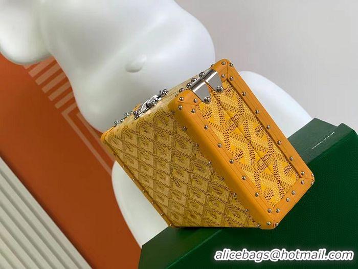 Hot Sell Goyard Minaudiere Trunk Case Bag G7972 Yellow