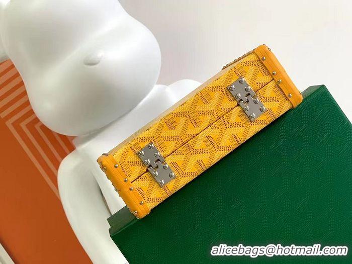 Hot Sell Goyard Minaudiere Trunk Case Bag G7972 Yellow