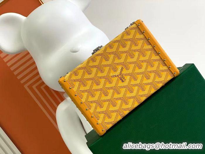 Hot Sell Goyard Minaudiere Trunk Case Bag G7972 Yellow