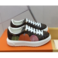 Purchase Louis Vuitton LV x YK Time Out Sneaker in Pumpkins Monogram Canvas 1ABD8H 625099