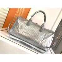 Luxury Classic Goyard Croisiere 50cm Travel Bag 8027 Silver