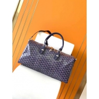 Top Grade Goyard Croisiere 45cm Travel Bag 8026 Navy Blue