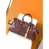 Free Shipping Goyard Croisiere 45cm Travel Bag 8026 Burgundy