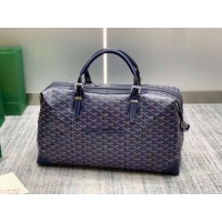 Buy Discount Goyard Boeing Weekend Travel Bag 8952 Navy Blue