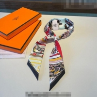 Good Taste Hermes Silk Bandeau Scarf H0311 Black 2023