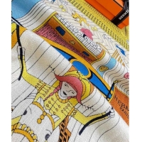 Good Product Hermes Cashmere & Silk Square Shawl Scarf 140x140cm H42501 Yellow 2023