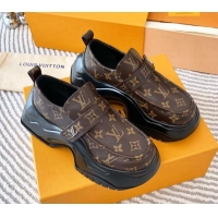 Stylish Louis Vuitton LV Archlight 2.0 Platform Loafers in Monogram Canvas 821046