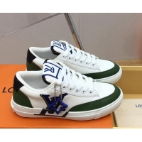 Luxury Louis Vuitton Charlie Sneakers Green 1ABYVP 904036