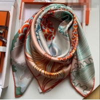 Buy Fashionable Hermes 100% Silk Square Scarf 90x90cm H51807 2023