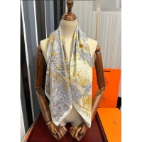 Best Product Hermes Silk Sqaure Scarf 90x90cm 061307 Yellow 2023