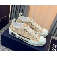 Leisure Dior B23 Low-top Sneakers in Beige Canvas Beige 236205