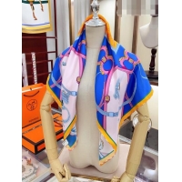 Super Quality Hermes Springs Remix Silk Sqaure Scarf 90x90cm H61558 Blue/Yellow 2023