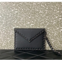 Grade Design VALENTINO GARAVANI ROCKSTUD Clutch 0P87 black