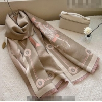 Good Quality Hermes Long Scarf 65x180cm H08233 Beige 2023