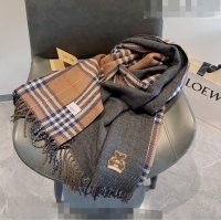 New Style Burberry Check Long Scarf 70x185cm BR09054 Brown 2023