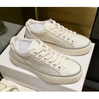 Most Popular Dior x Denim Tears Sneakers in Oblique Fabric and Suede White 831053