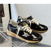 Good Product Golden Goose Dad-Star sneakers in black mesh and nappa leather with ice-gray suede star 607009