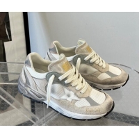 Best Product Golden Goose Dad-Star sneakers in white mesh and suede with white leather star and beige leather heel tab 6