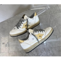 Best Price Golden Goose Ball Star sneakers with gold star and heel tab White 607017