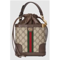 Well Crafted GUCCI OPHIDIA GG BUCKET BAG 752583 Brown