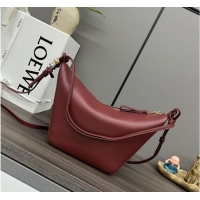 New Fashion Loewe Original Leather Shoulder Handbag C923 Wine