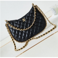 Good Quality Chanel LARGE HOBO BAG AS4368 Black