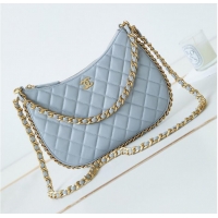 Unique Discount Chanel LARGE HOBO BAG AS4368 light blue