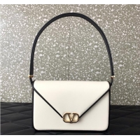 Good Taste VALENTINO GARAVANI LETTER BAG 0M50 WHITE&BLACK