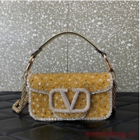 Super Quality VALENTINO V-logo MINI LOCO bag 5032C gold