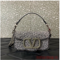 Big Discount VALENTINO V-logo MINI LOCO bag 5032C Silver