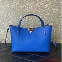 Reasonable Price VALENTINO grain calfskin leather bag 0044 blue