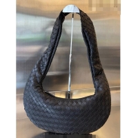 Super Quality Bottega Veneta Buddy Hobo Crossbody Bag in Intrecciato Leather BV4123 Black 2023