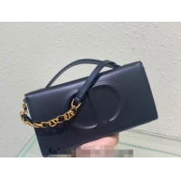 New Fashion Dior CD SIGNATURE MINI BAG Black Calfskin with Embossed CD Signature S2209U