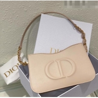 Unique Grade Dior CD SIGNATURE HOBO MINI BAG Dior Oblique Jacquard S2213UTZ Nude