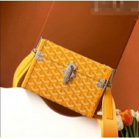 Well Crafted Goyard Cassette Trunk Bag GY8821 Yellow