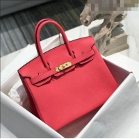 Trendy Design Hermes Birkin 30cm Bag in Togo Calfskin HB30 Rose Lipstick Pink/Gold