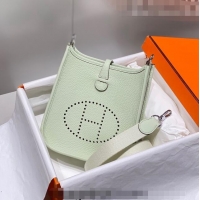 Top Quality Hermes Evelyne Mini Bag 18cm in Togo Calfskin HB18 Bubble Green 2023