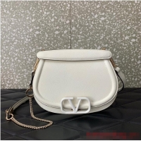 Promotional VALENTINO VSLING granular calfskin bag P098 White