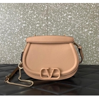 Top Quality VALENTINO VSLING granular calfskin bag P098 pink