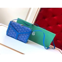 Ladies Cheap Goyard Minaudiere Trunk Case Bag G7972 Light Blue