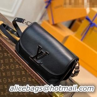 ​Grade Discount Louis Vuitton Epi Leather Buci Crossbody Bag M59386 Black