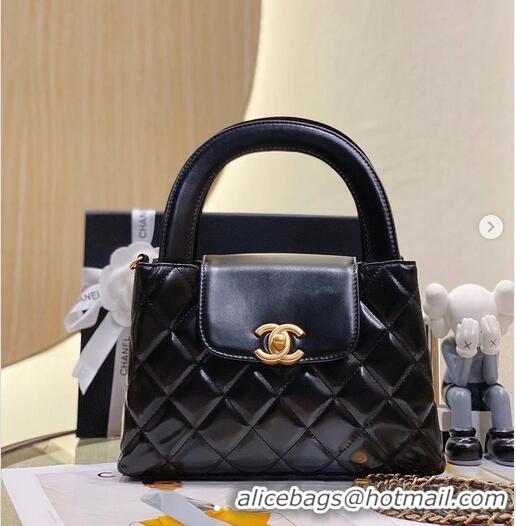 Buy Inexpensive Design Chanel Mini Shopping Bag AS4416 Black