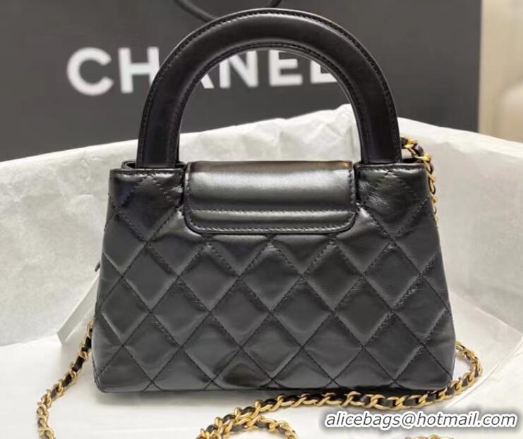 Buy Inexpensive Design Chanel Mini Shopping Bag AS4416 Black